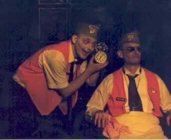 scene from Beckett's play "Endgame"